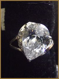 ANEL PRATA PEDRA GOTA