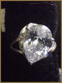 ANEL PRATA PEDRA GOTA